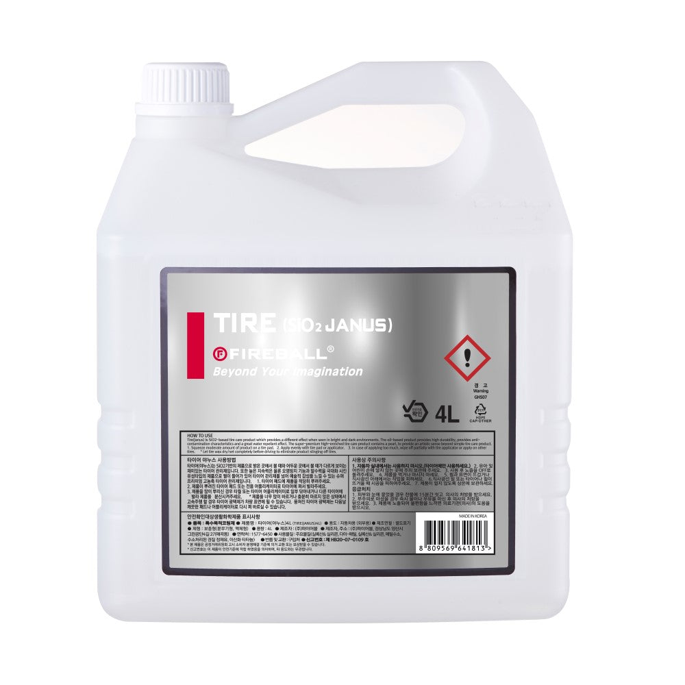 Finitura per pneumatici Fireball Tyre Coating SiO2 (3 opzioni; Satinato, Lucido o 'Janus')